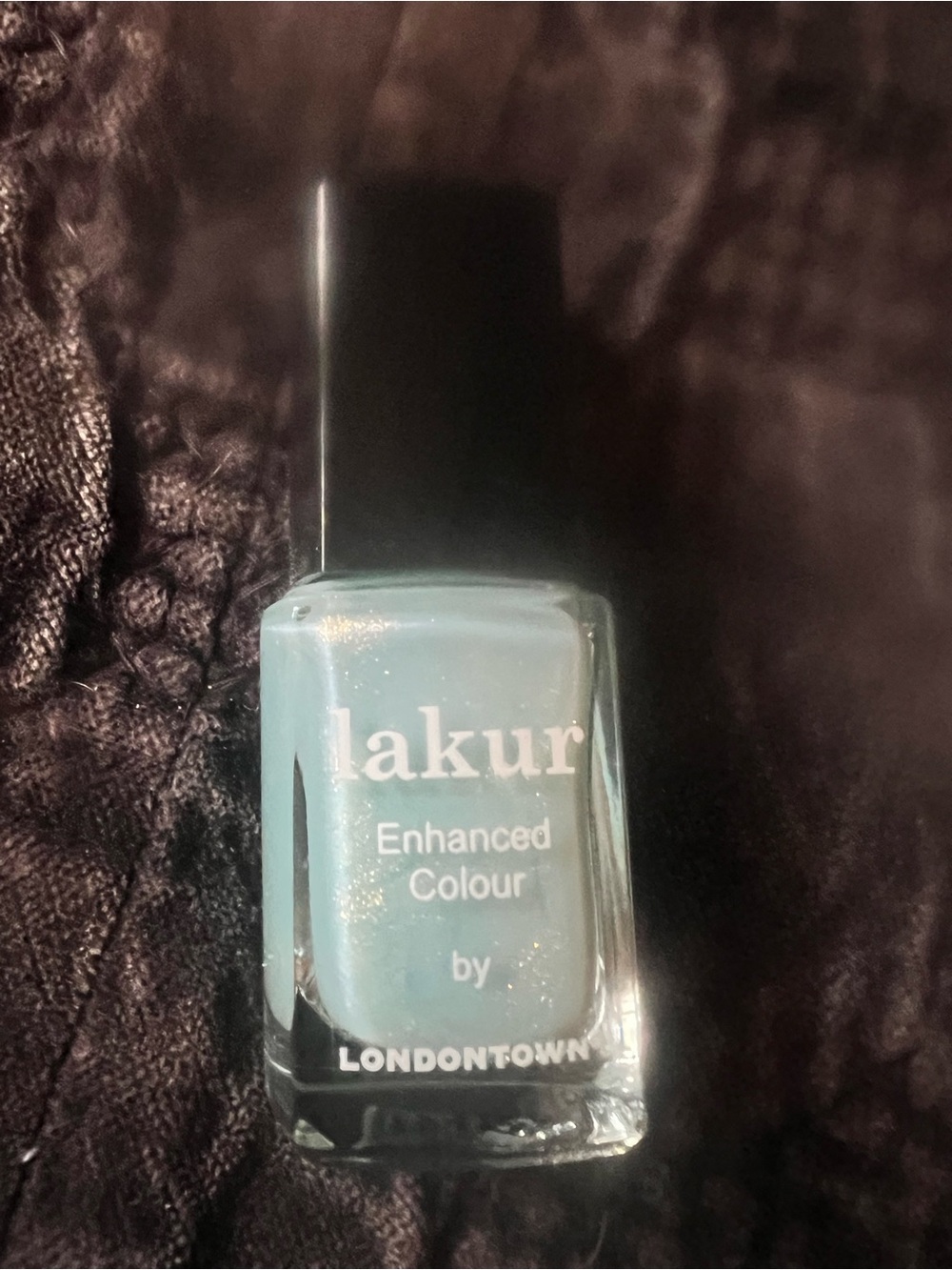 Lakur Enhanced Colour Nail Polish by โ Aegean Blue New